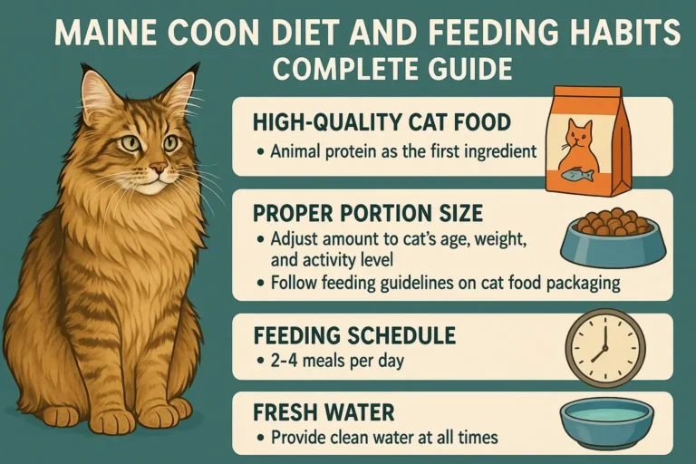 Maine Coon Diet and Feeding Habits