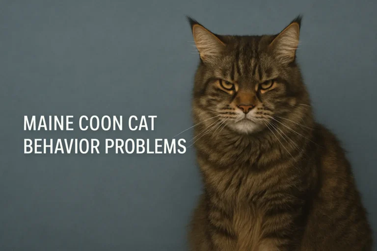 Maine Coon Cat Behavior Problems