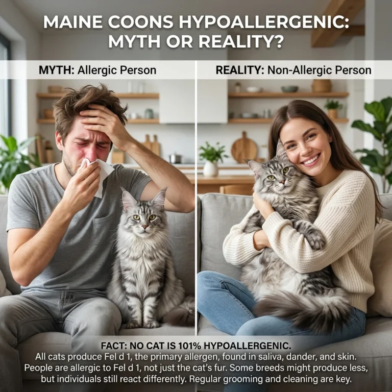 Are Maine Coons hypoallergenic cat allergy information